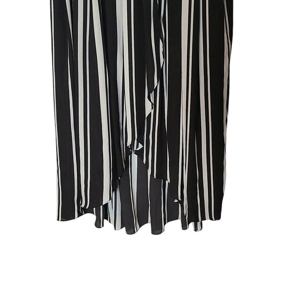 Inc International Concepts Striped Faux Wrap High Low Maxi Dress Size 0 NWT - Picture 4 of 9
